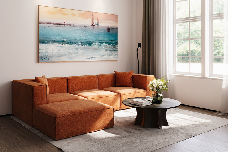 Tetro L shape reversible sectional