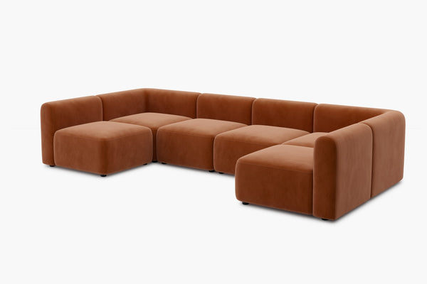 Arcadia 6 piece U shaped sectional
