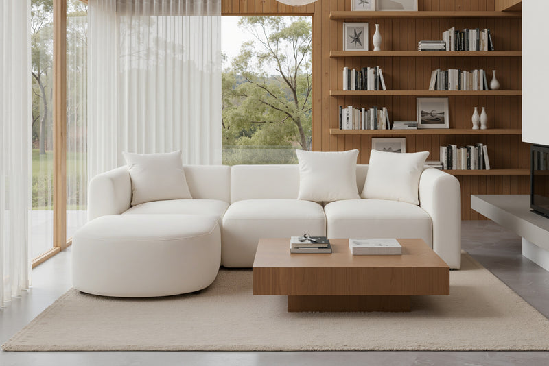 Arcadia Custom Modular Sofa Flexible Design with Smooth Curves