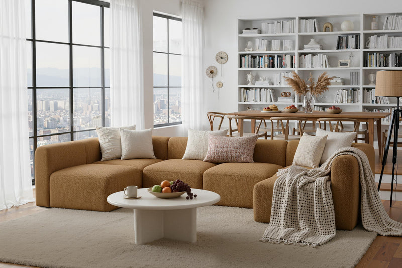Arcadia Custom Modular Sofa Flexible Design with Smooth Curves