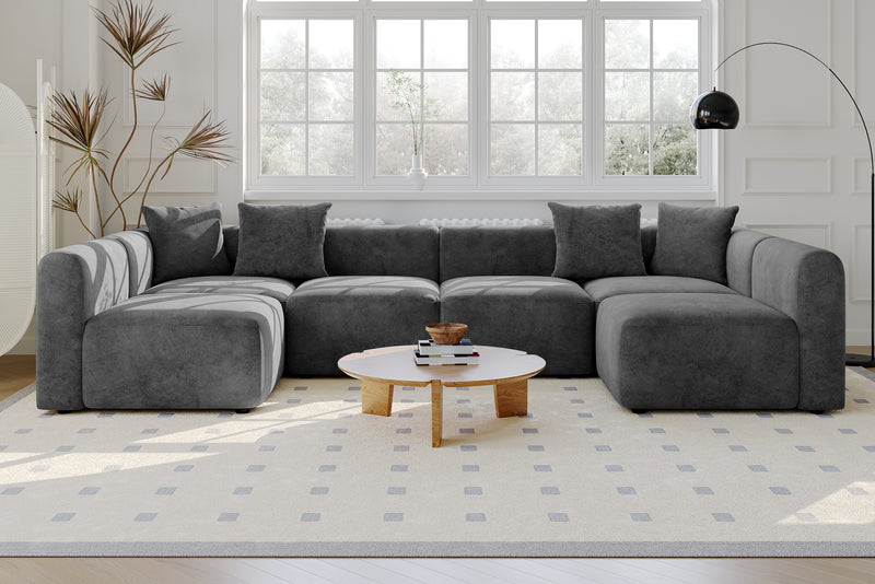 Arcadia Modular Sofa Flexible Design with Smooth Curves
