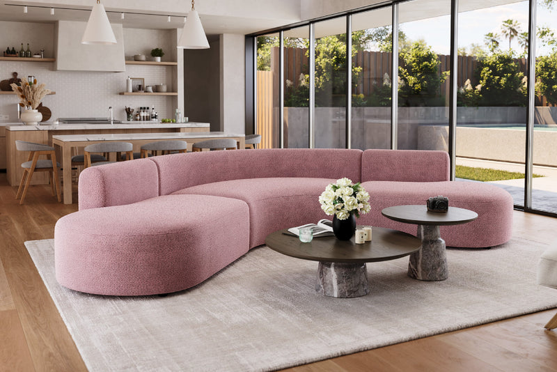 Arcadia Custom Modular Sofa Flexible Design with Smooth Curves