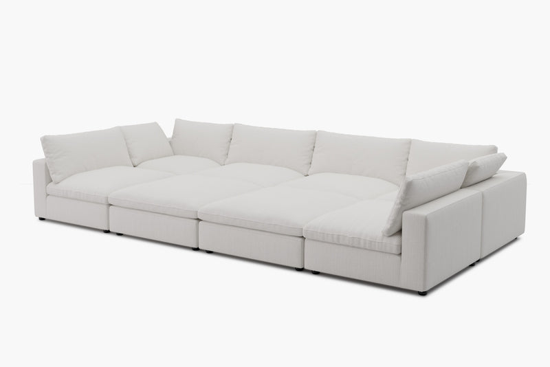 Loaffa Custom Slipcover Modular Reversible Sectional Cloud Couch