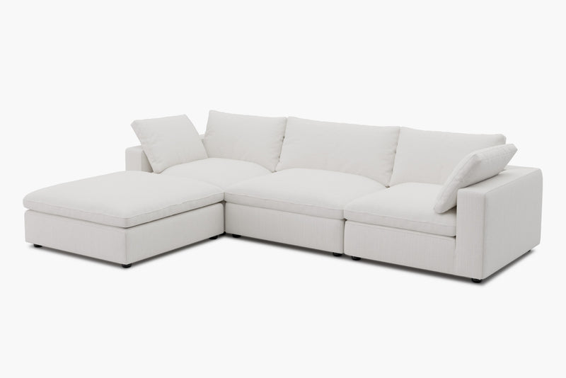 Loaffa Custom Slipcover Modular Reversible Sectional Cloud Couch