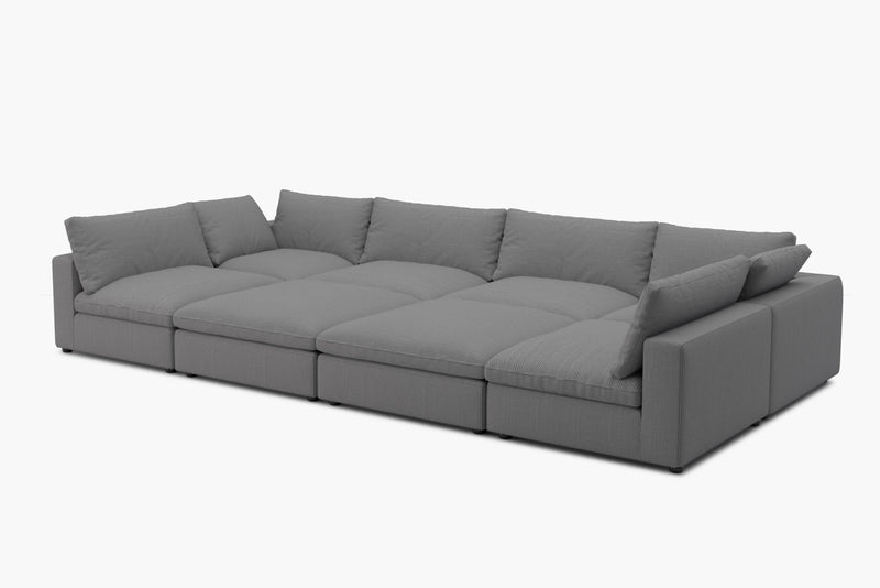 Loaffa Custom Slipcover Modular Reversible Sectional Cloud Couch