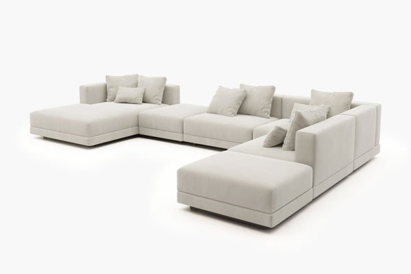Lattiva 6 piece large sectional