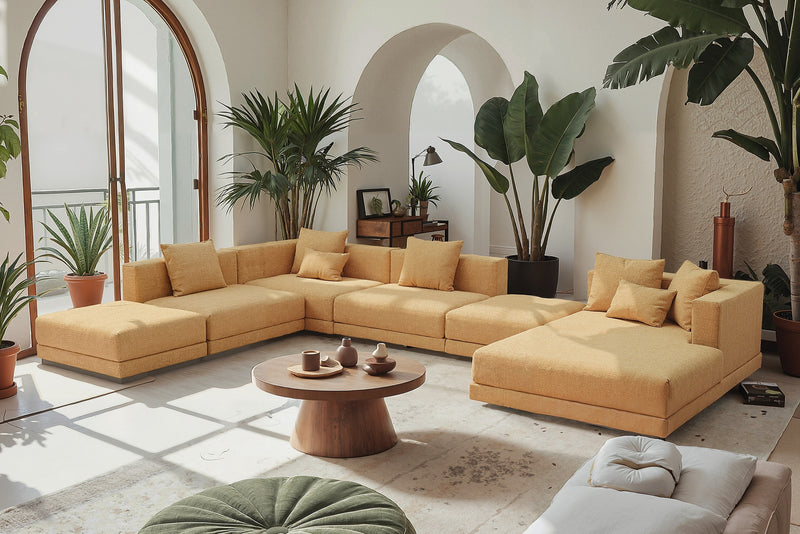 Lattiva 6 piece large sectional