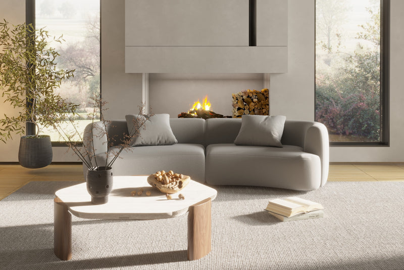 Curvo 2 piece curved sofa