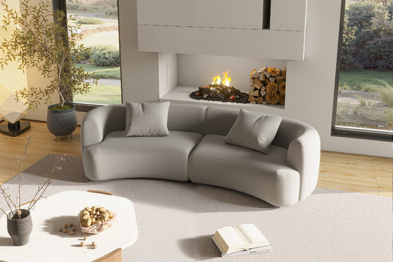 Curvo 2 piece curved sofa