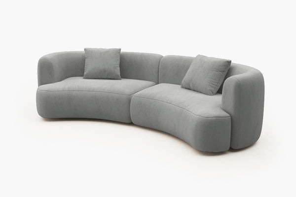 Curvo 2 piece curved sofa