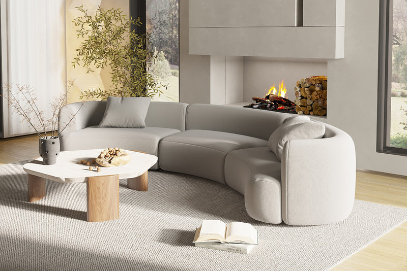 Curvo 3 piece curved sofa