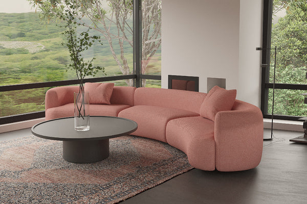 Curvo 3 piece curved sofa