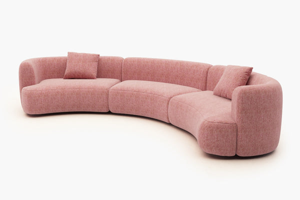 Curvo 3 piece curved sofa