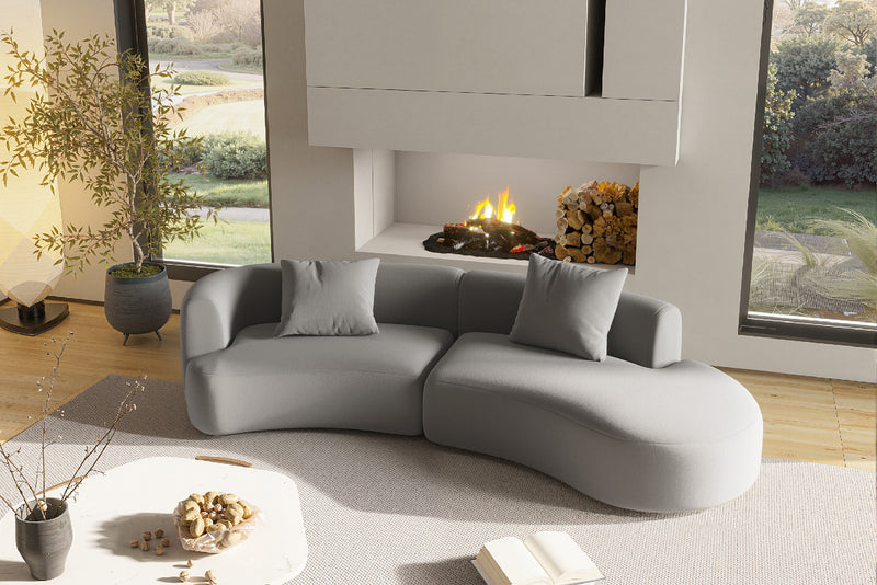 Curvo curved chaise sectional