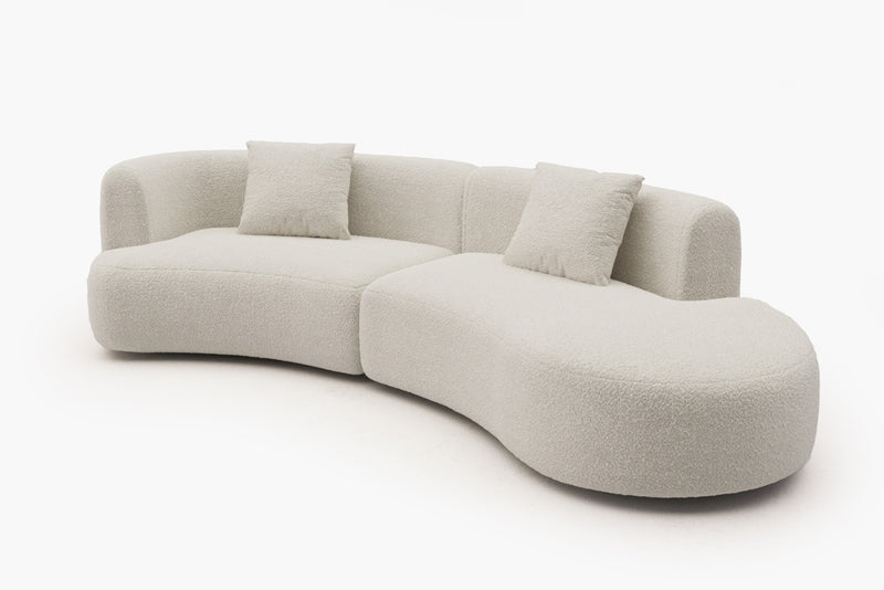Curvo curved chaise sectional