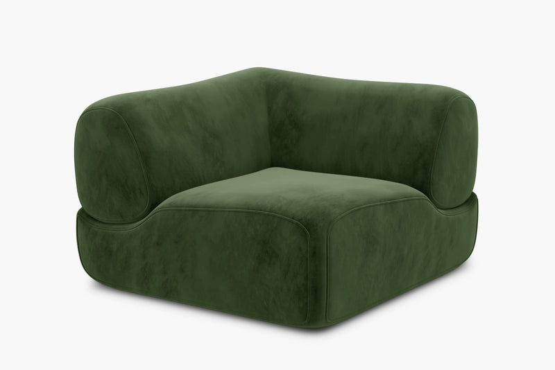 Morblo Velvet Sofa