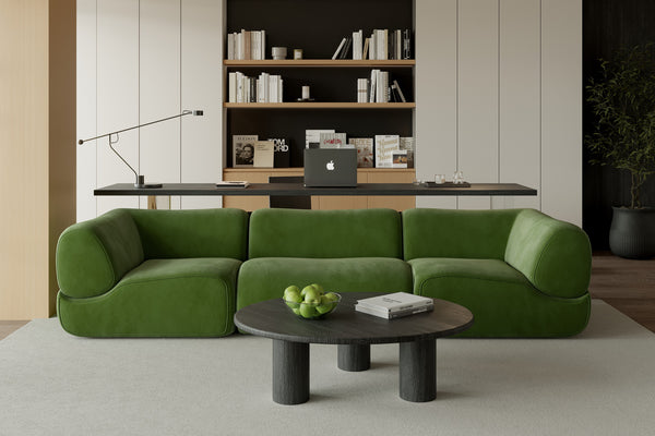 Morblo Velvet Sofa