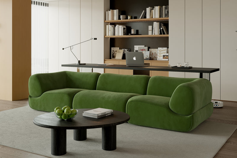 Morblo Velvet Sofa